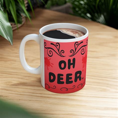 Hazbin Hotel Inspired Alastor Mug Oh Deeroh Deer Mug Coffee Fan Mug