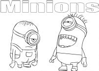 Minions Ausmalbilder Zum Ausdrucken