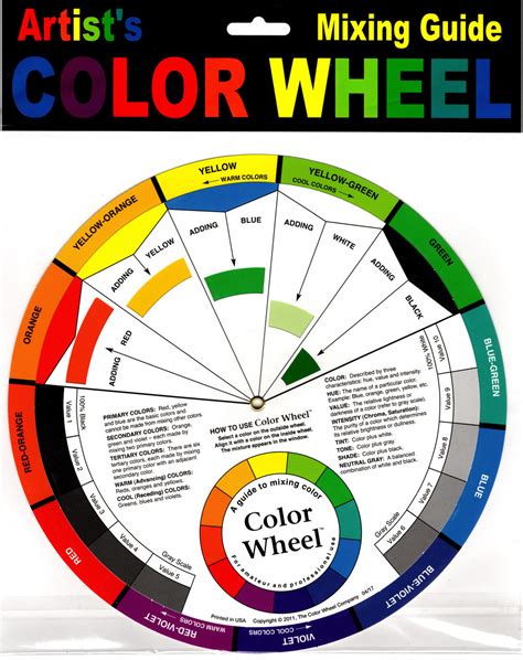 English Color Wheel - 9 in - PaperPiecedQuilting.com