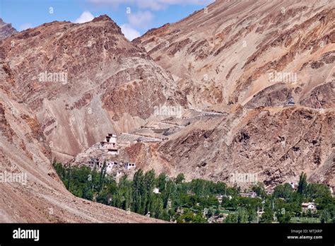 Rugged Landscape In Ladakh Stock Photo Alamy