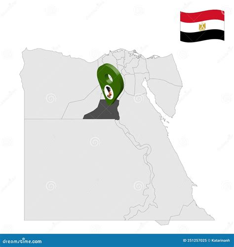 Location Minya Governorate On Map Egypt 3d Location Sign Similar To