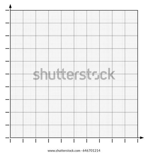 Graph Paper Coordinate Paper Grid Paper Stock Vector Royalty Free 646701214 Shutterstock