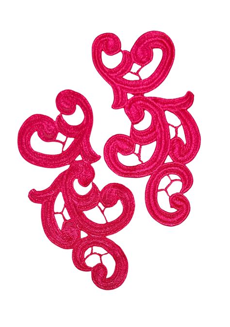 Emma Lace Pair Fluro Pink Mm Dance Supplies