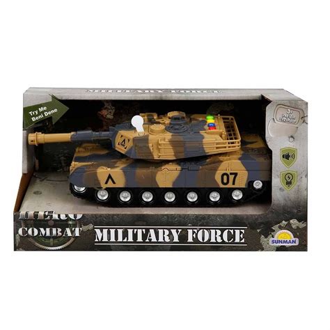 Hero Combat Sesli ve Işıklı Askeri Tank 27 cm S00002707 Asker ve