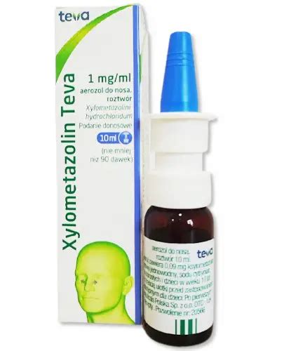 Xylometazolin Teva 1 mg ml aerozol do nosa 10 ml ᐈ Cena Opinie