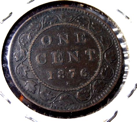 1876 H Canada One Cent Canadian World Coin One Penny Ebay