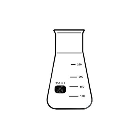 Erlenmeyer Flask 500 Ml Wide Neck With Graduation Borosilicate