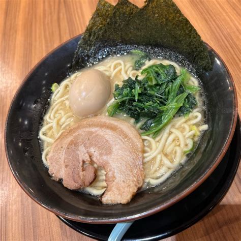 『味玉ラーメン醤油（かため、普通、普通）』横浜家系ラーメン 壱角家 見沼深作店のレビュー ラーメンデータベース