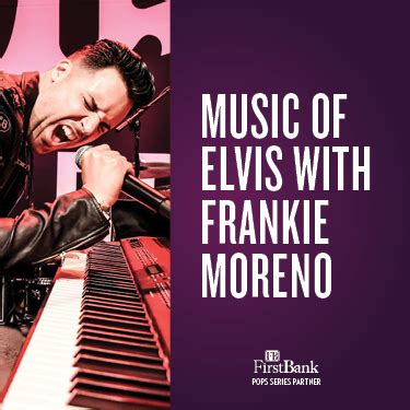 Frankie Moreno & Nashville Symphony: Music of Elvis Tickets | 21st ...