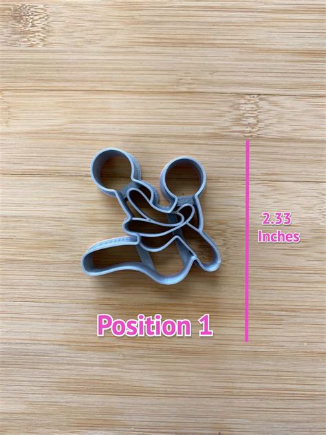 Set Of 5 Kama Sutra Sex Positions Cookie Cutters Adult Mature Couple