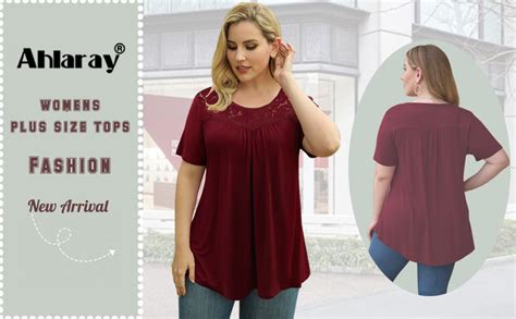 Amazon Ahlaray Blusa De Talla Grande Para Mujer Camisetas De