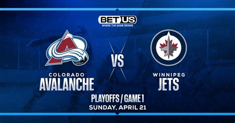 Avalanche Vs Jets Game Prediction Odds Player Props Pick April 21