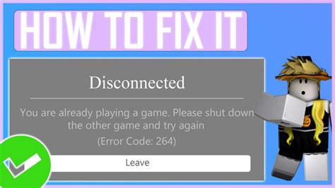 Fix Roblox Error Code 264 8 Methods Fix To Error