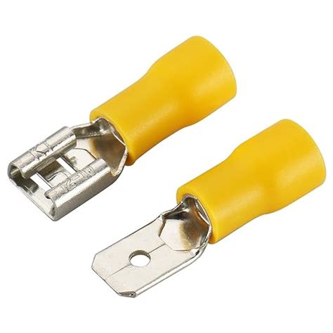 Baomain Male Female Quick Disconnects Vinyl Fully Insulated Spade