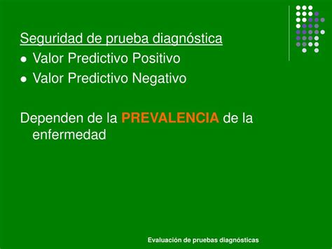 Ppt Epidemiolog A Pruebas Diagn Sticas Powerpoint Presentation Free