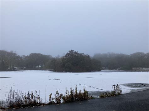 Leazes Park lake has frozen over : r/NewcastleUponTyne