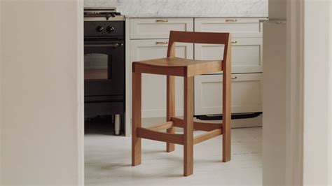 Plane Stool, Counter, Oak | Chair design modern, Kitchen design, Oak