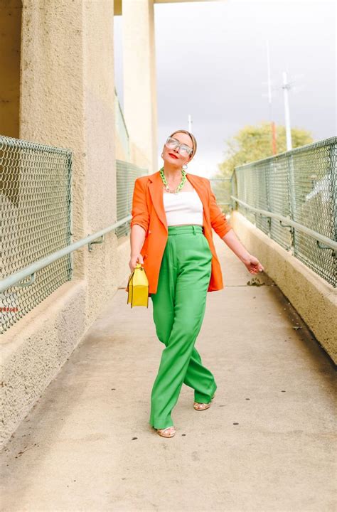 Orange Blazer, Apple Green Trousers. - The Hunter Collector | Green ...