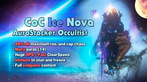 Path Of Exile 3 14 UltimatumQueen Of CoC Ice Nova AuraStacker