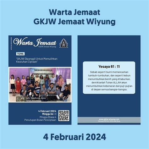 Warta Jemaat Februari Gkjw Jemaat Wiyung