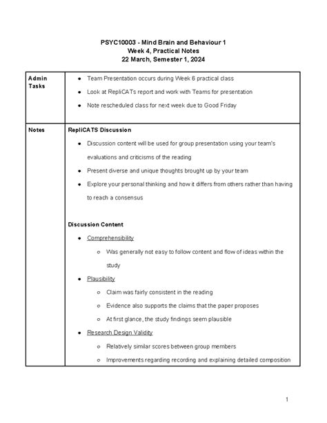 PSYC10003 Practical 3 Summary Nutrition Principles PSYC10003 Mind