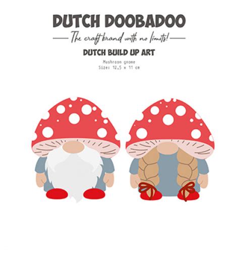 Dutch Build Up Art Wichtel Mit Pilz Bastel Welt Schobes