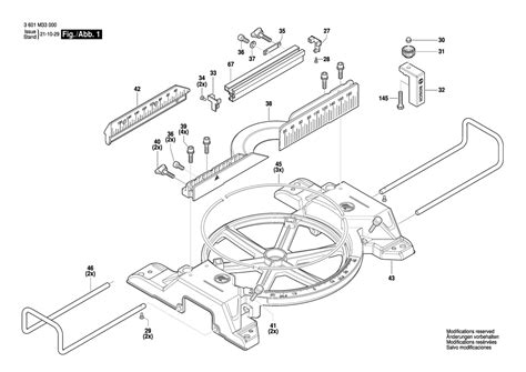 Hans Sauer GmbH Ersatzteile Bosch GCM 216 Kapp Gehrungssäge