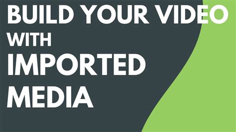 Camtasia Build Your Video With Imported Media YouTube