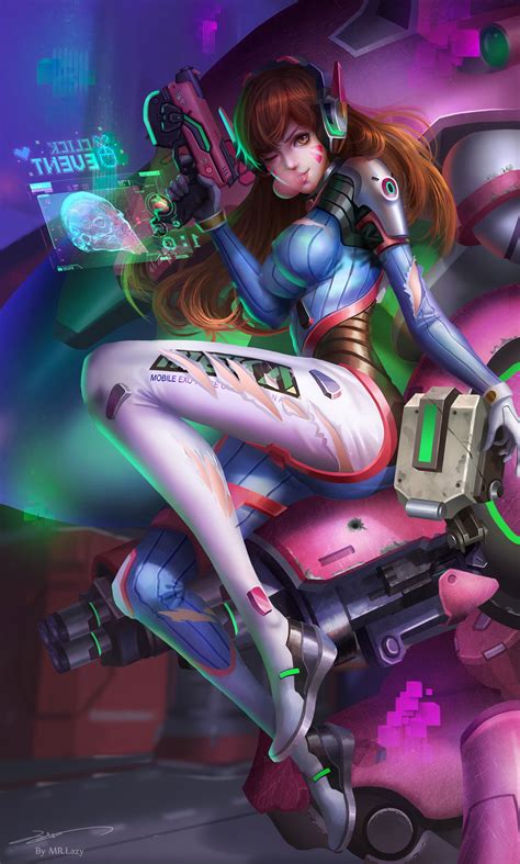 Overwatch Dva Hd Wallpaper Wallpaper Flare