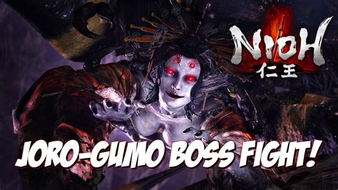 Nioh Joro Gumo Spider Boss Fight Walkthrough YouTube