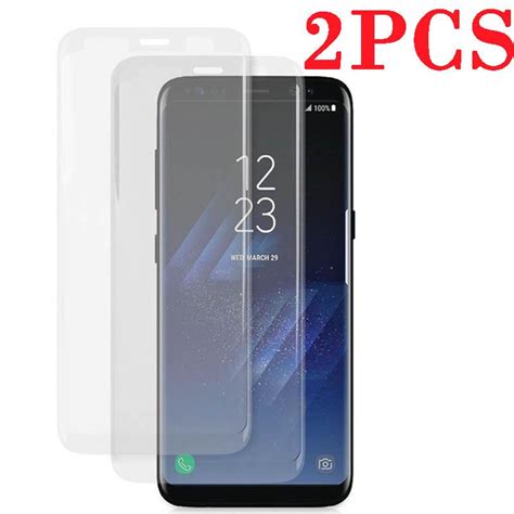 Buy Curved Fit Full Cover Tempered Glass For Samsung S S Plus S