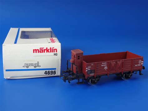 MARKLIN H0 4696 DR HALLE OPEN FREIGHT CAR BRAKEMANS CAB BOX