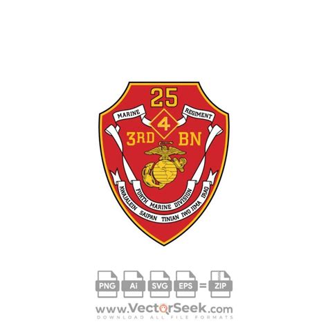 3rd Battalion 25th Marine Regiment Usmcr Logo Vector Ai Png Svg