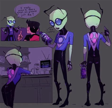 Pin De Luke Em Invader Zim Em Personagens Bonitos Desenhos Fotos