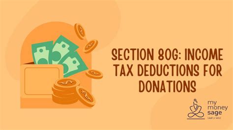 Section 80g Income Tax Deductions For Donations