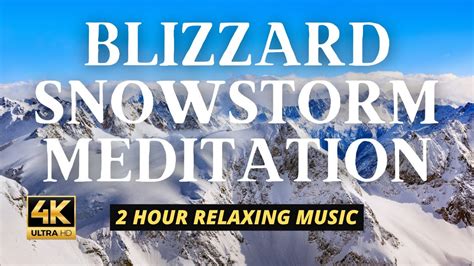 Snowstorm Blizzard Wind Sounds For Sleeping And Relaxing Relaxing