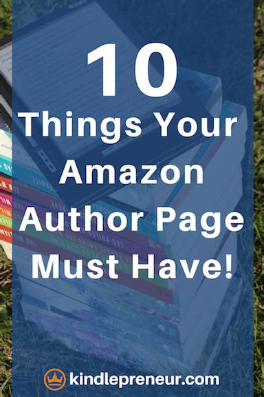 Author Central A Guide To Creating Your Author Page On Amazon