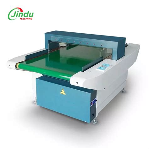 2023 Jindu Conveyor Belt Needle Textile Garment Metal Detector Price