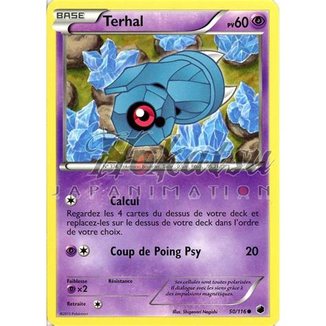 Achat PKM 050 116 Terhal NB09 Glaciation Plasma Pokemon Hokatsu