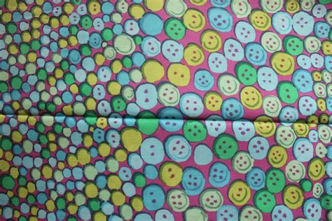 Kaffe Fassett Collective Kaffe Fassett Buttons Fabric For Rowan Westminster Gp101 Buttons Color