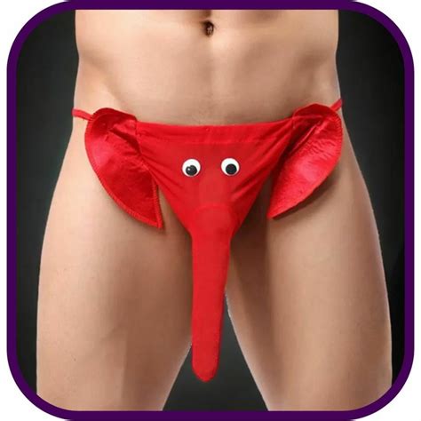 Cueca Tromba Do Elefante G String Vermelha Sex Shop