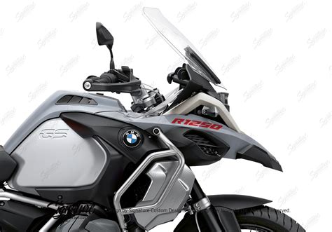 Bmw R Gs Adventure Ice Grey Fender Stickers Signature Custom Designs