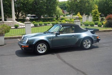 1987 Porsche 911 Carrera 2dr Convertible 52 667 Miles Venetian Blue