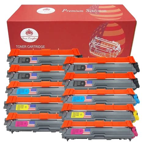 TONER KINGDOM 10pcs Set TN241 Compatible Toner Cartridges For Brother