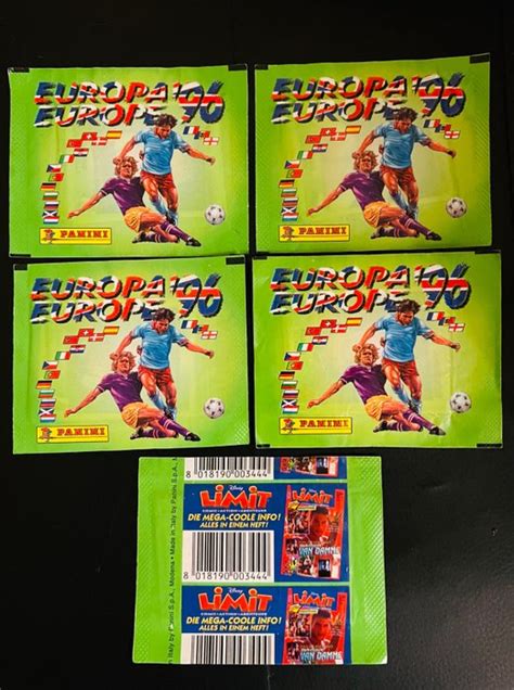 Panini EC Euro 96 5 Original Sealed Packs 1996 Catawiki