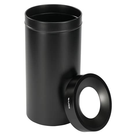 alpine alp  blk  gallon trash  black totalrestroomcom