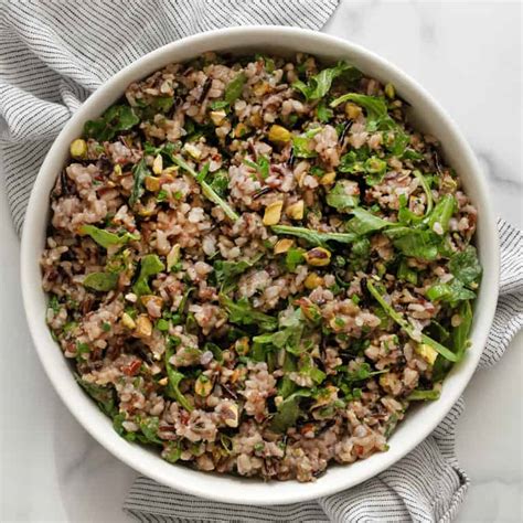 Easy Lemon Herb Wild Rice Salad Last Ingredient