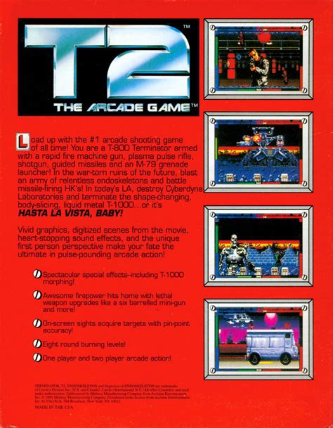 Terminator 2: The Arcade Game Box Shot for Sega Master System - GameFAQs