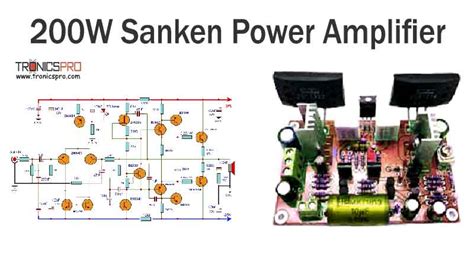 Hifi Amplifier Circuit Diagram Using Sanken 2sc2922 Tronicspro