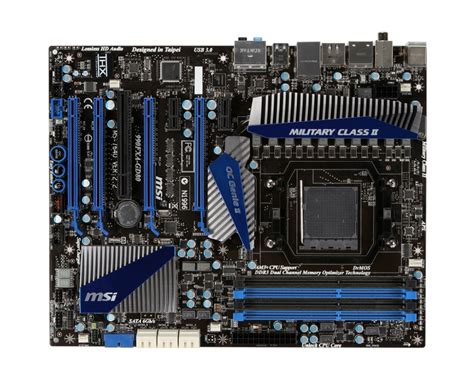 Msi 990fxa Gd80 Military Class Ii Am3 Gaming Motherboard Pc Den